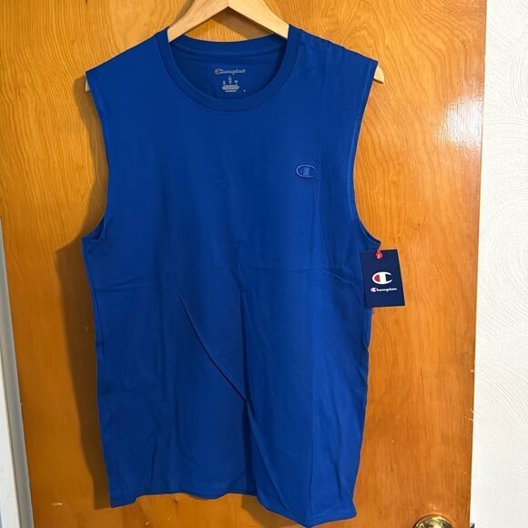 Champion Tank Top Mens Medium Royal Blue - Picture 1 of 2